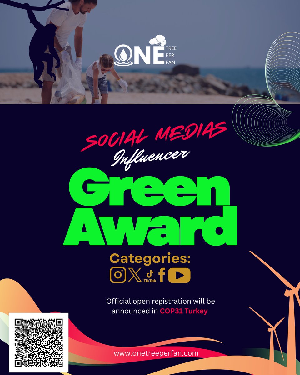 SecotoFund's tweet photo. Road #COP3 #Turkey Honoring all content creators who involve and contribute on climate agenda and social Change.
#GREENAWARD #SECOTO #onetreeperfan #Climate #storytelling #creators https://t.co/A0vY8yOl04