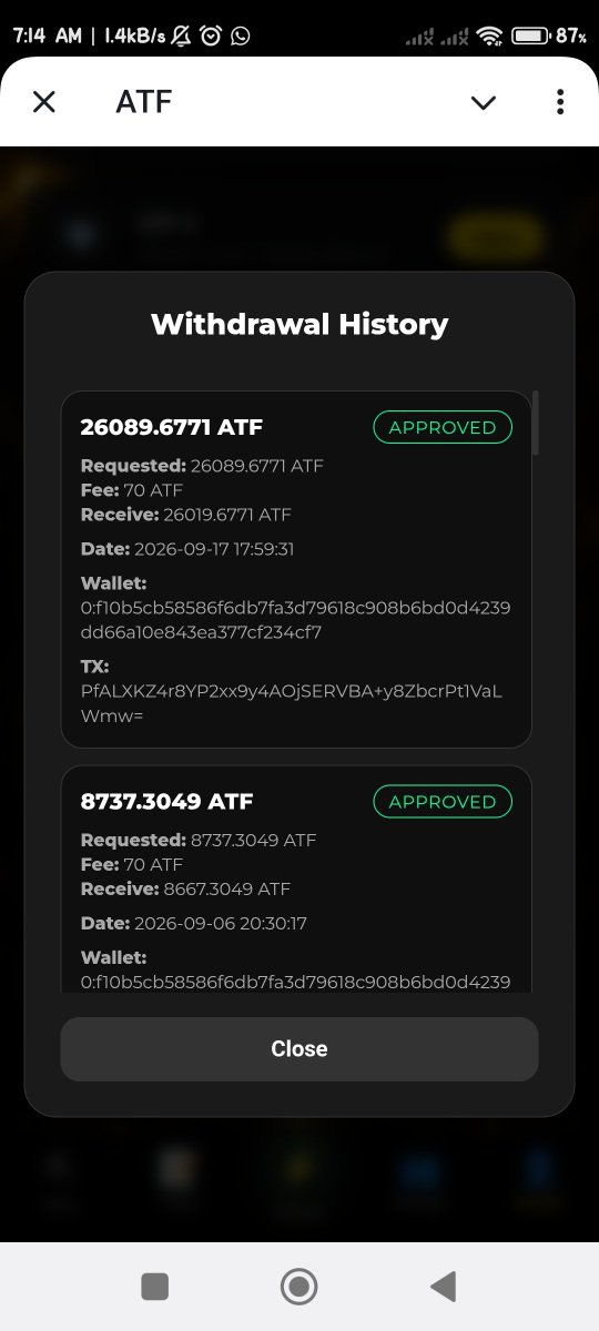 MayerlyNav71683's tweet photo. @ART_Token_Web 😡😡ART, SCam no paga😡😡😡👈🏻... ...... 🚀🚀🚀💯💯💯El minero ATF pagos 💯 reales 💯💯💯🚀🚀🚀 si te interesa este minero real, te dejo mi QR escanea y VEN HACER PARTE DE LA FAMILIA, ATF. Pagos garantizados.. he recibido mi pagos, cantidades de veces.. https://t.co/Agm9qgNQOd