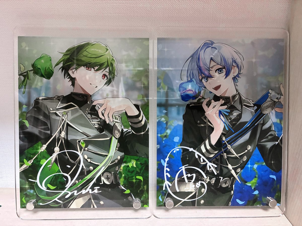 _x3x_I2's tweet photo. @Zer0__2 初めまして。検索よりお声がけ失礼いたします。アクリルパネル（🦈様×1🍵様×1）+アメカジブロマイド（🦈様×73）映研男子（🦈様×2🍵様×1）を所持しております。全て買い取っていただくこと可能でしょうか。ご検討よろしくお願いいたします。 https://t.co/gO0Sl8y6CN