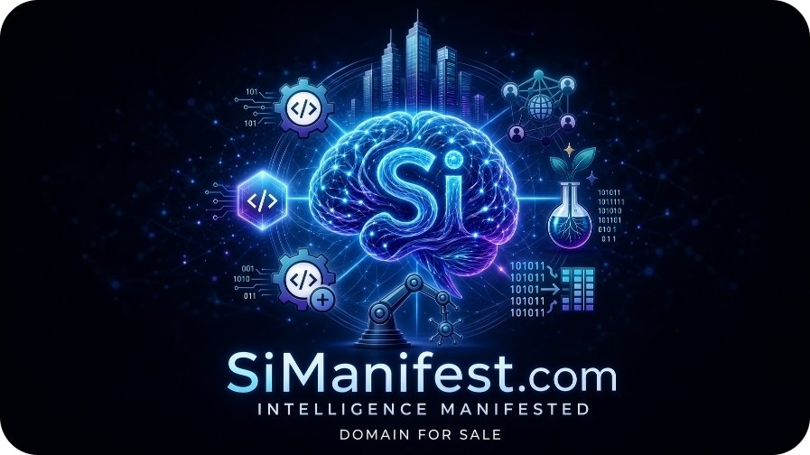 TiyebInv's tweet photo. https://t.co/VCFc2N0Rpq

The brand for turning Super Intelligence into live systems.

Enterprise integrators. Agentic platforms. AI studios. Fine-tuning shops. Robotics teams. No-code builders.

One name that means the model left the lab and started running the business.

Intelligence, manifested.

#SiManifest #SuperIntelligence #AgenticAI #EnterpriseAI #EmbodiedAI #DomainsForSale