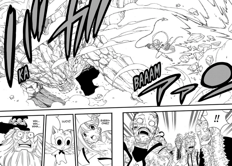 Ameri_DS's tweet photo. The Fact that Lucy told them all to stay back and that she has it undercontrol herself is what I needed!

She can handle this herself and doesn't need everyone getting in her way. Bonded with Merc & Selene and with Wendy's enchant, no need for the others interrupting her fight!

GO LUCY!! This made me quite happy to see!

#FairyTail #FairyTail100YearsQuest