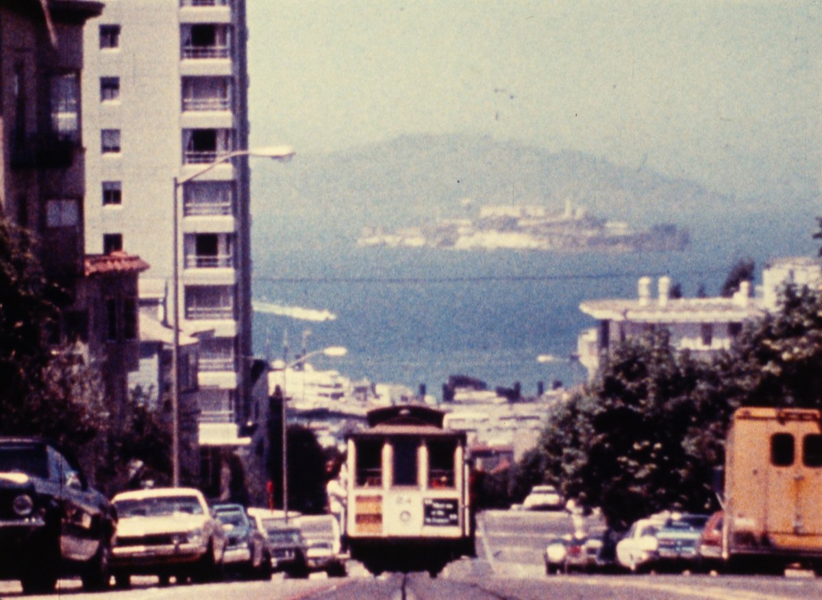 canyoncinema's tweet photo. Upcoming Screening!

49 Square Miles Surrounded by Reality: 
The City Envisioned by Canyon Cinema

6pm Wednesday, October 14
@roxietheater, San Francisco

Part of The Roxie’s Arthouse 50 series

Images: Cable Car Melody (Charles Wright, 1986) https://t.co/ScWi3dahJx
