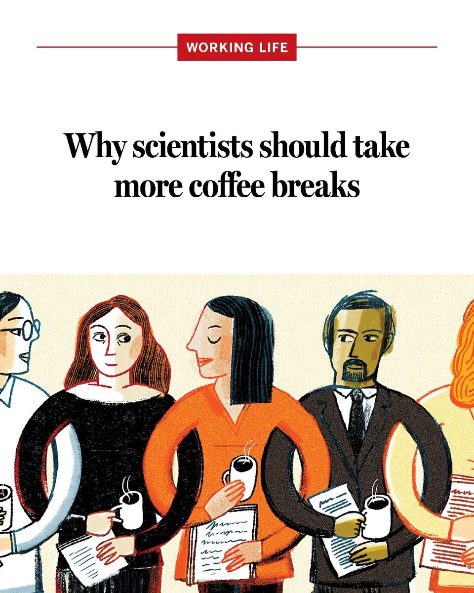 ScienceCareers's tweet photo. Why scientists should take more coffee breaks

Grad students should make time for casual conversations with peers, this Ph.D. student writes. #NationalCoffeeDay https://t.co/xLRDCUCmEj https://t.co/mswuYXE76d