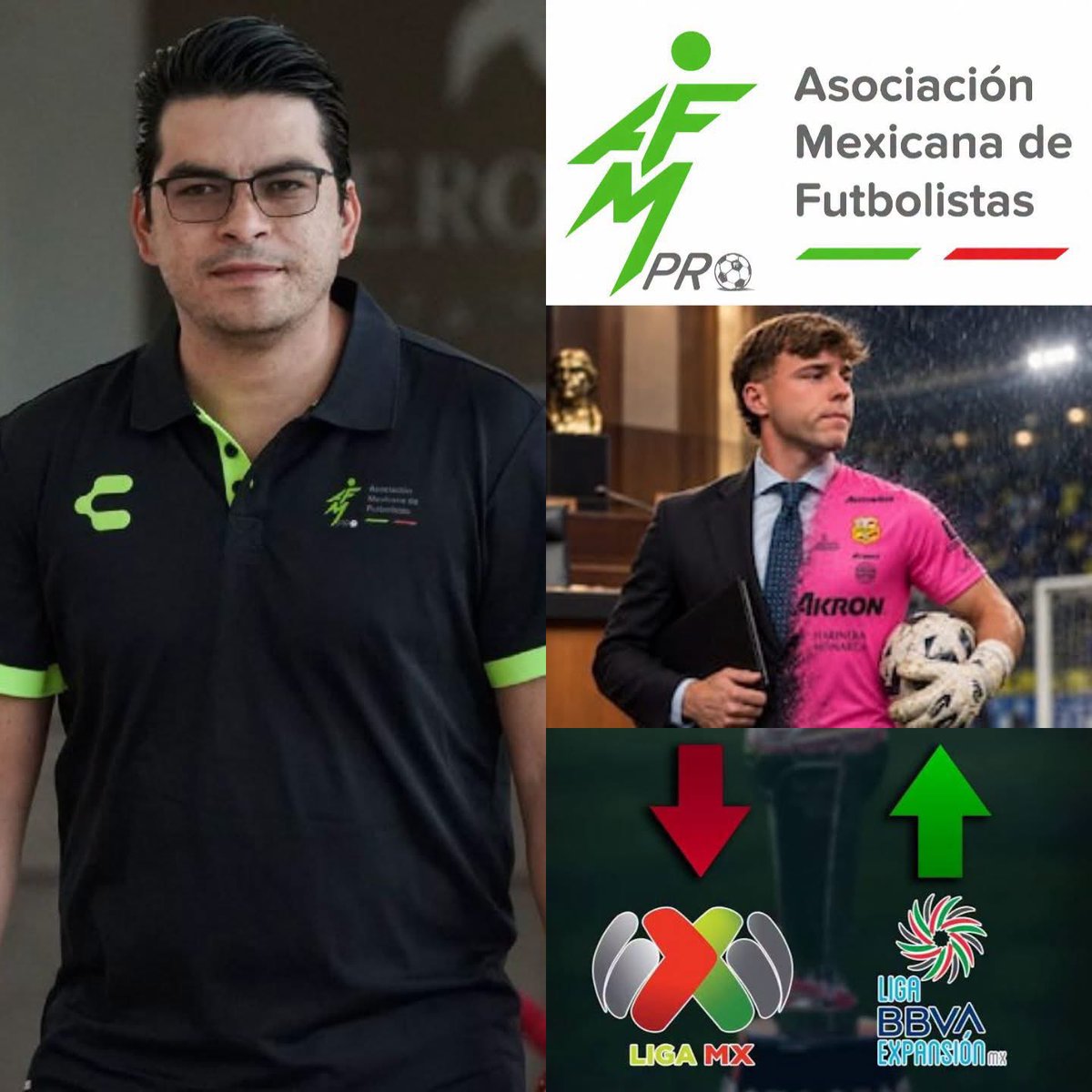 MotivacionesF's tweet photo. ❌🇲🇽 ¡LA AMFPRO SE PRONUNCIA EN CONTRA DEL ASCENSO!

Y como era de esperarse, Álvaro “El Cobarde” Ortiz, presidente de la AMFPRO, en lugar de respaldar a los futbolistas que piden el regreso del ascenso, decidió arremeter contra Roberto Galán, portero del Morelia.

“Él no habla por el colectivo. No representa a ningún colectivo. El colectivo somos nosotros, él no representa a los futbolistas”.

Según Ortiz, los jugadores inconformes serían una minoría y en la Liga de Expansión estarían “muy felices” cobrando menos y jugando SIN posibilidad de ascender.

Una postura que ya está generando polémica entre los aficionados y futbolistas. 🇲🇽⚽️

¿Ustedes qué opinan? 🤔