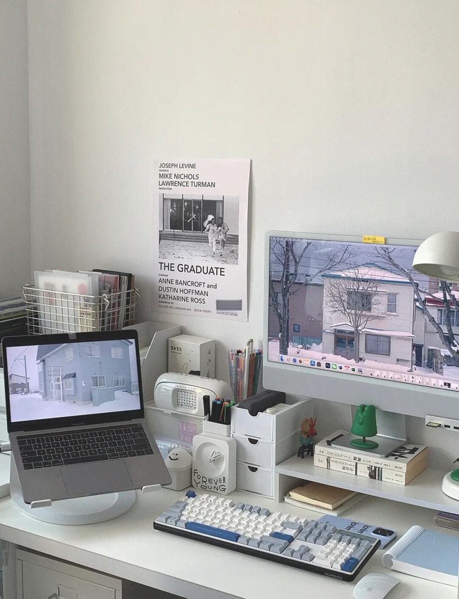 VeronaDoerle's tweet photo. Transforming my desk into a calm, productive zone—small plants, a wireless keyboard, and a tidy notebook make every workday feel fresh https://t.co/DAwRykBQlx