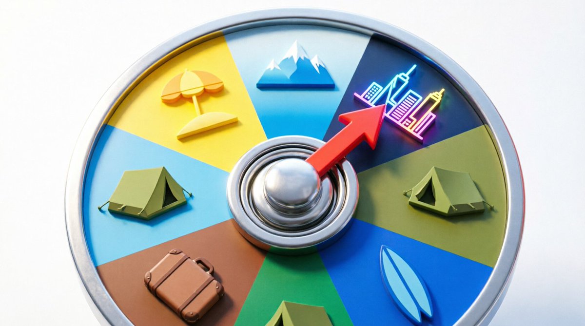 LetsSpinapp's tweet photo. Can’t decide on your next getaway? 🌍✈️ 
Let the Vacation Picker wheel choose for you! 
Beach, mountains, city breaks &amp; more. Perfect for couples, families &amp; friend groups. 🎡 
Free, no signup, customizable! 
🔗 https://t.co/36khK7CmiX #LetsSpin https://t.co/iIfPxfDNIK