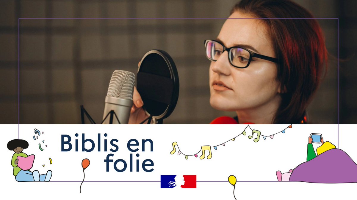 MinistereCC's tweet photo. Vous n'avez encore rien prévu ce weekend ? On vous a rassemblé 10 idées de sorties insolites en bibliothèque partout en France à l'occasion de Biblis en folie du 2 au 4 octobre 2026 : concert, doublage, randonnée lecture... 

Toutes les infos : https://t.co/zEgBiJbtUE https://t.co/wPBuXKZr8X