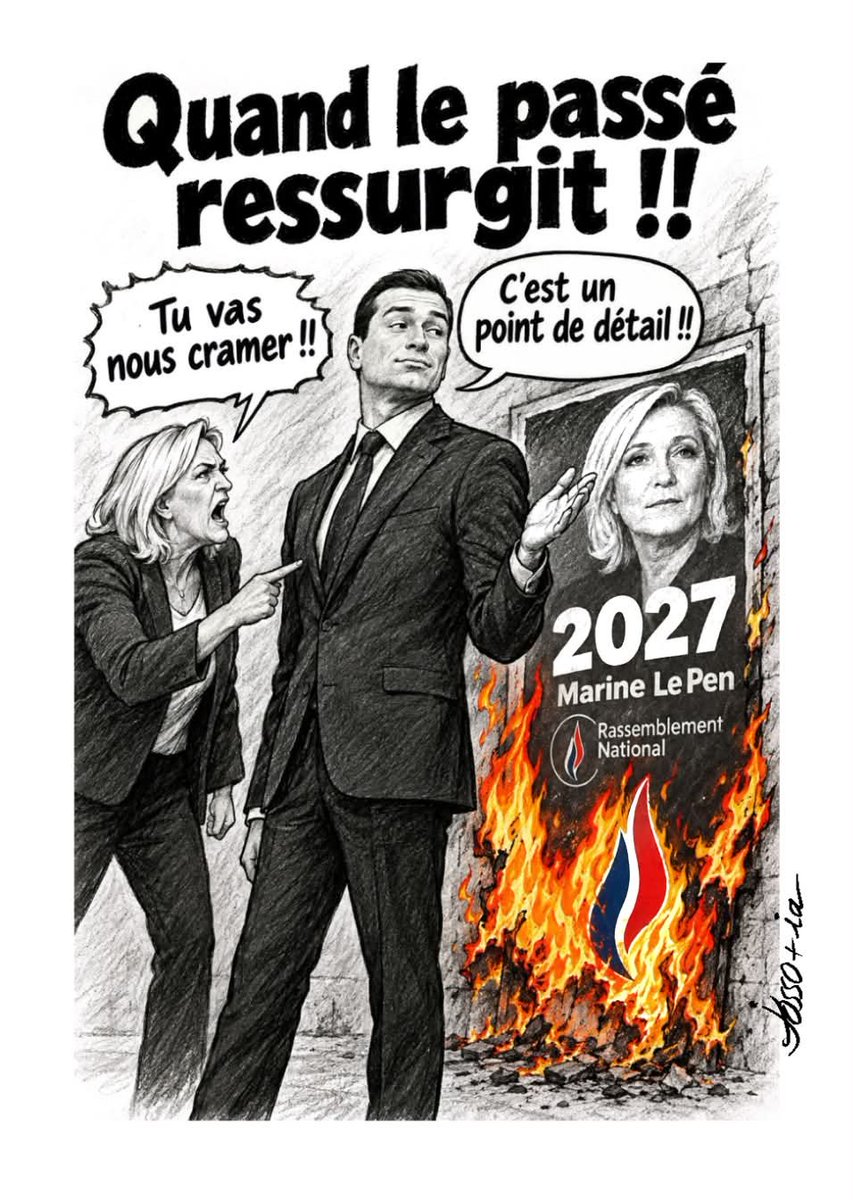 jocelynjosso's tweet photo. 🍁 Conception 🌿 Josso + ia
👉 #bardella #marinelepen
👉 #dessindepresse 
👉 #actu #rire https://t.co/saunrzjIRU