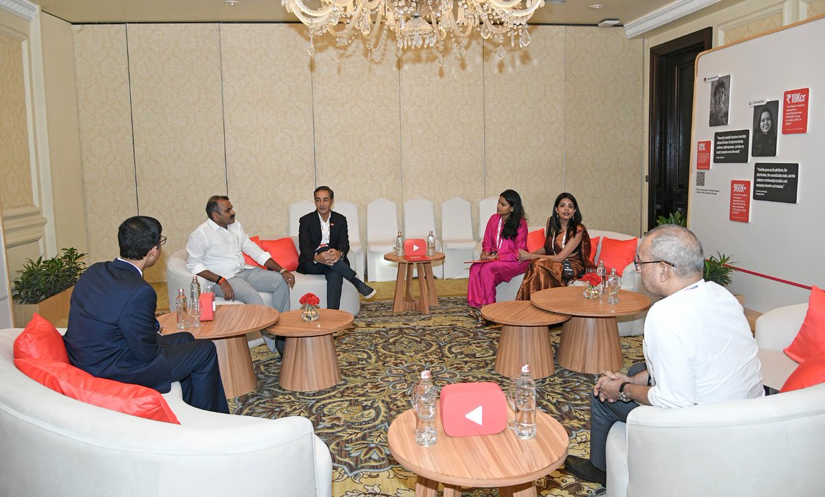 PIBAgartala's tweet photo. #YouTubeImpactSummit 2026-এ কেন্দ্রীয় তথ্য-সম্প্রচার প্রতিমন্ত্রী @DrLMurugan বলেছেন,"ভারত শুধু শত কোটিরও বেশি মানুষের দেশ নয়; আমরা শত কোটিরও বেশি গল��প, ভাবনা ও আকাঙ্ক্ষার দেশ।
 
@PIB_India @MIB_India

বিস্তারিত:
https://t.co/8Oo1lmNE0Y https://t.co/5TK6hm16Bb