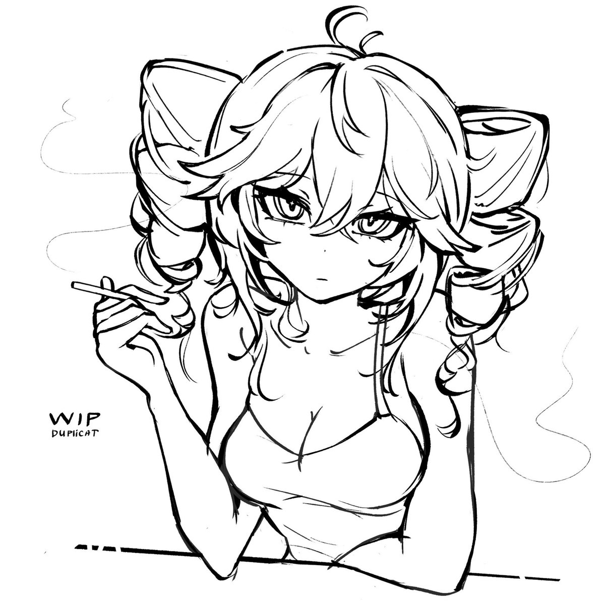 duplicatlovecat's tweet photo. new art coming soon guys 🚬 https://t.co/RmlJZYICek