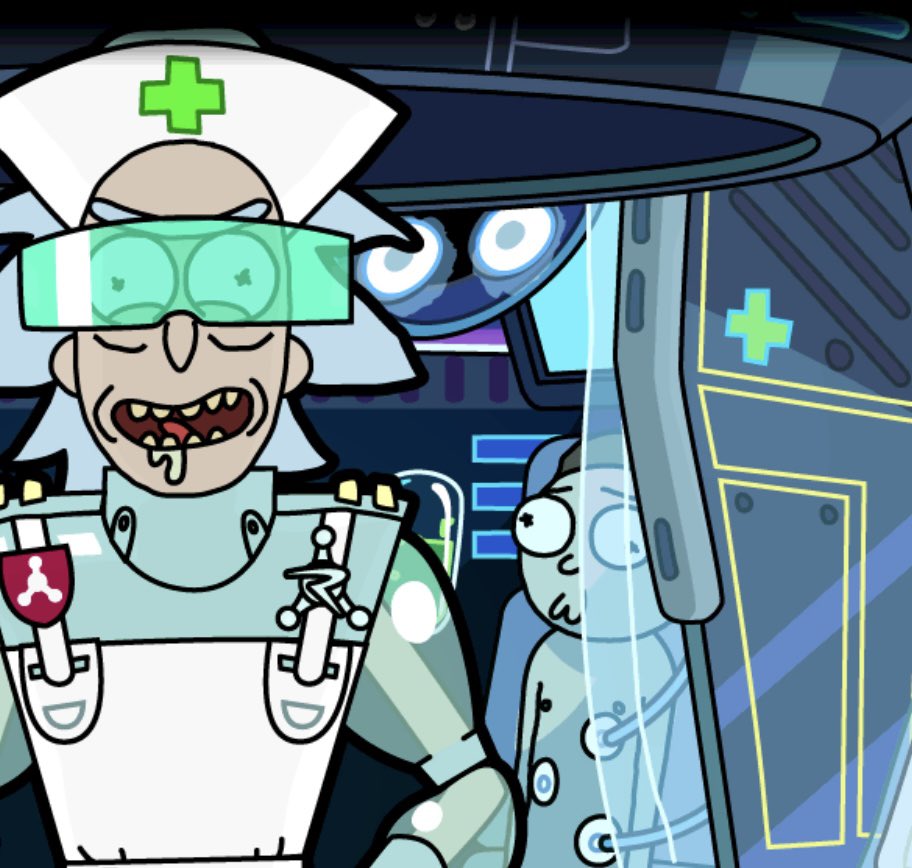 rickortyfan67's tweet photo. do you guys think surgeon rick touches the morty in the back https://t.co/mxyrJw10vF