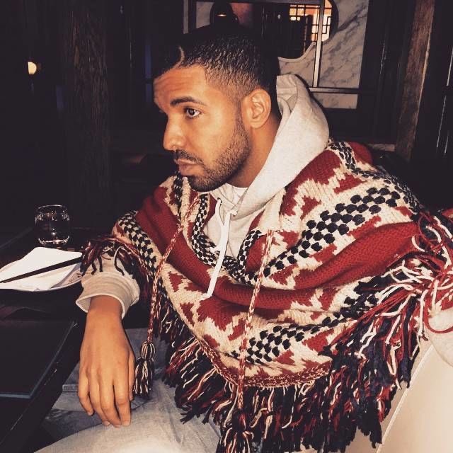 thabisomohapii's tweet photo. Big Daddy (Drake) wearing a Chanel Pre fall 2014 poncho https://t.co/4Iz7wkcfFi