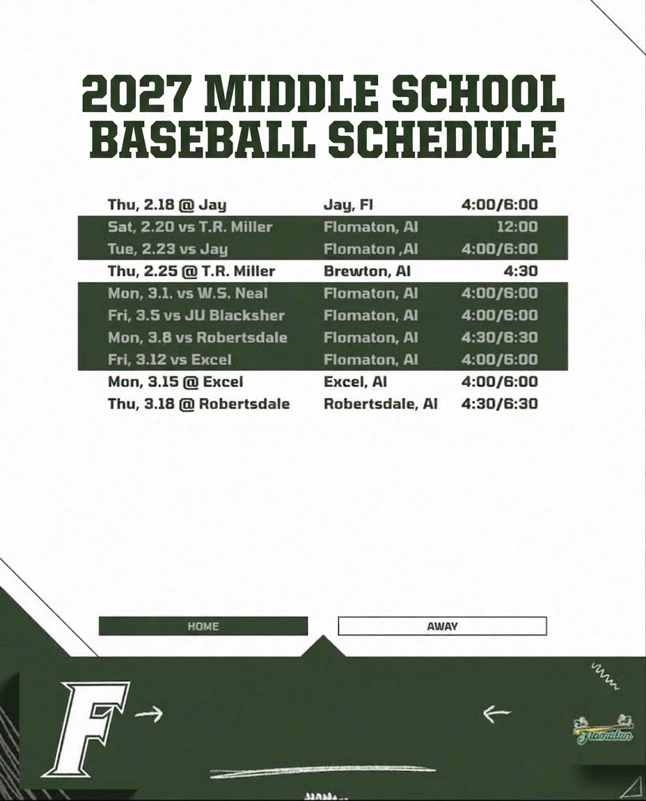 FlomatonBasebll's tweet photo. 2027 Baseball Schedules https://t.co/oe9E0xrnPc
