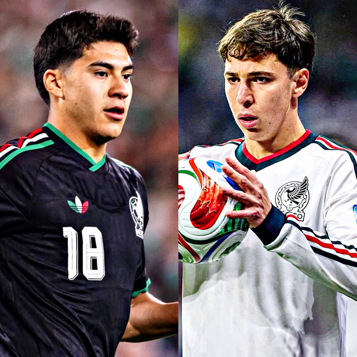 AllFutbolMX's tweet photo. ❤️✍🏼 NEW: Obed Vargas and Mateo Chavez are set to start today for Mexico against Peru! 🇵🇪🔥

Via @ClaroSports https://t.co/sHcLGHjwqM