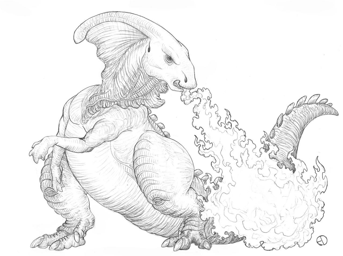 SaurArch's tweet photo. Nomen Dubium III.5.5: Tetragonosaurus
#lostworld #scifiart #retro #paleoart #mesozoic #cretaceous #dinosaur #parasaurolophus #dragon https://t.co/zKsU9bzcHX