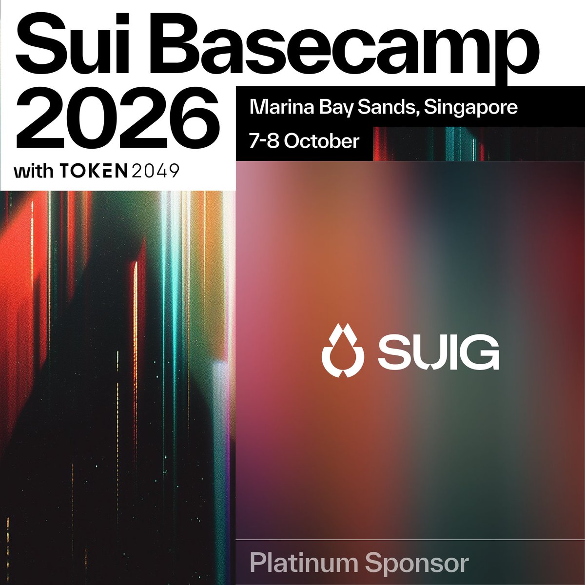 SuiNetwork's tweet photo. Where will the next billion Sui users come from?

Our bet is a billion people watching a fight, one app away from their first Sui transaction.

@ONEChampionship and @officialSUIG join us as Platinum sponsors, with @SlushWallet joining as a Gold sponsor at Sui Basecamp.