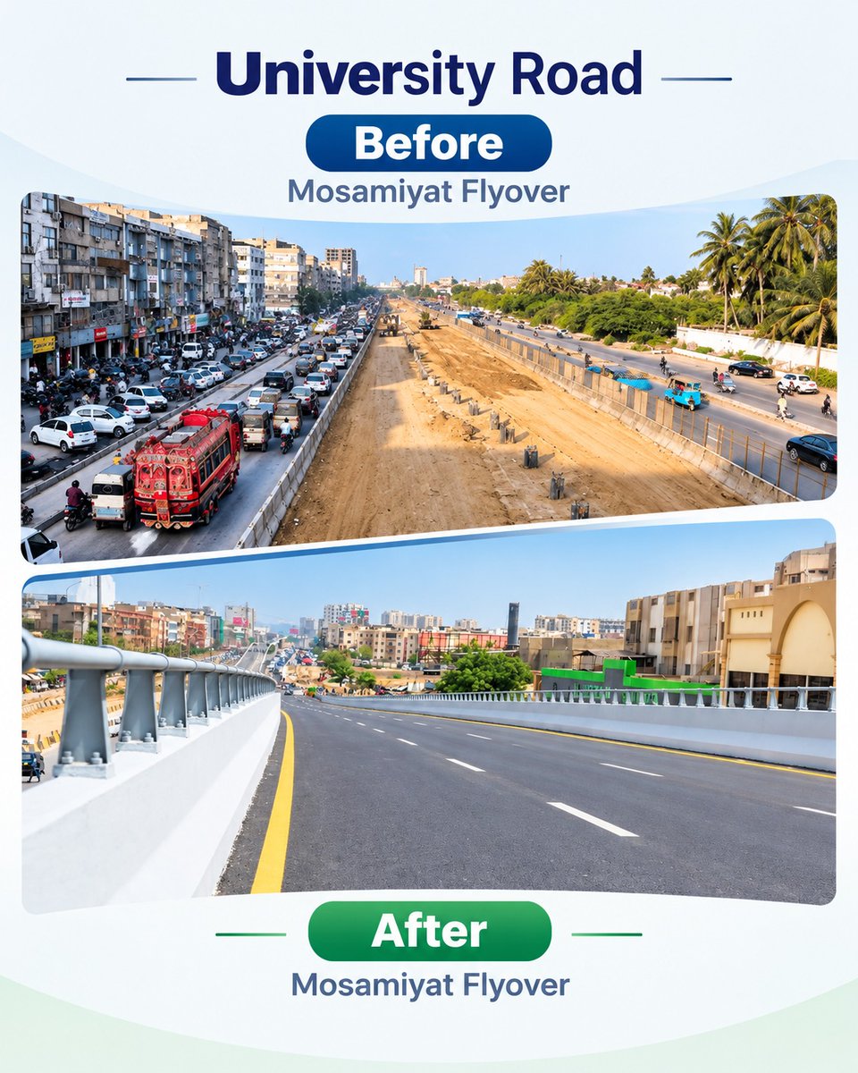 UmairJadoonPPP's tweet photo. ریڈ کارپٹ والی مشہور موسمیات فلائی اوور ❤️ #MosamiyatFlyover #PPPWorks #Development #Karachi
@sharjeelinam @SaeedGhani1 https://t.co/eq18fqRTx3