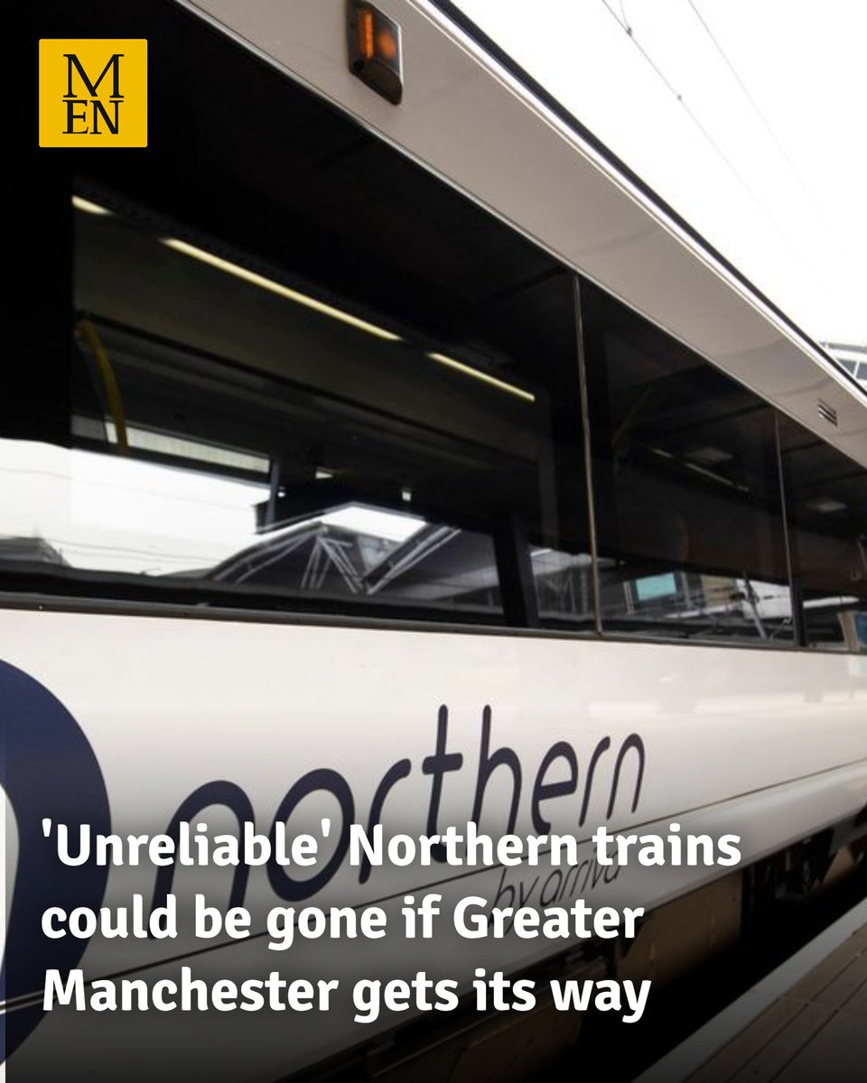 MENnewsdesk's tweet photo. Northern Rail’s ‘ageing’ and ‘unreliable’ trains could soon be a thing of the past if Manchester transport bosses get their way.

Northern is currently bidding for funding which would see the rail operator’s largest ever investment in its fleet. If the UK Government hands out the cash needed, up to 450 new trains could be running on train tracks across the region.

If approved, the new trains would be introduced on a phased basis, replacing the oldest units in the fleet, most of which have been in service since the 1980s and 90s. Approximately two thirds of the existing fleet is targeted to be replaced in the next ten years.