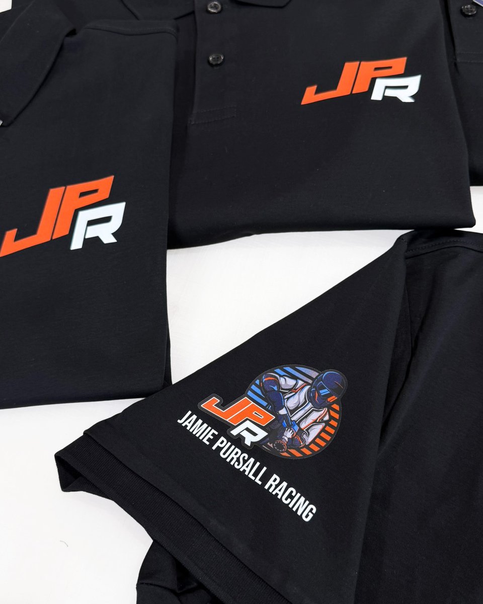 WizardEmb's tweet photo. Custom printed polo shirts for JPR ๐
Printed on the left chest, right sleeve; as well as large on the rear ๐
https://t.co/i8KNpbyQqb
#wizardembroidery #jpr #motorsport #engineering #racing #workwear #uniform #teamwear #customprinted #poloshirts https://t.co/GoHcXwOR8d