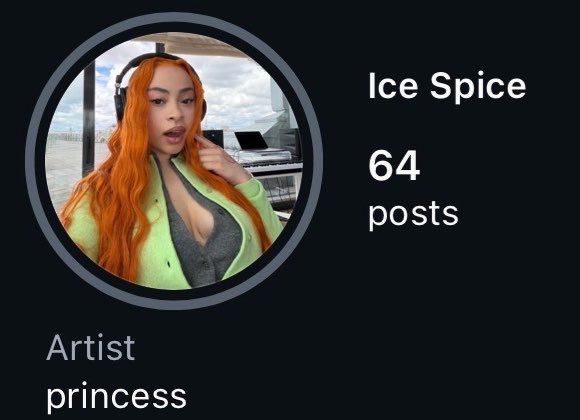 IceSpiceTingz's tweet photo. Ice Spice changes her profile picture for the second time this month. https://t.co/TASodDv3YW