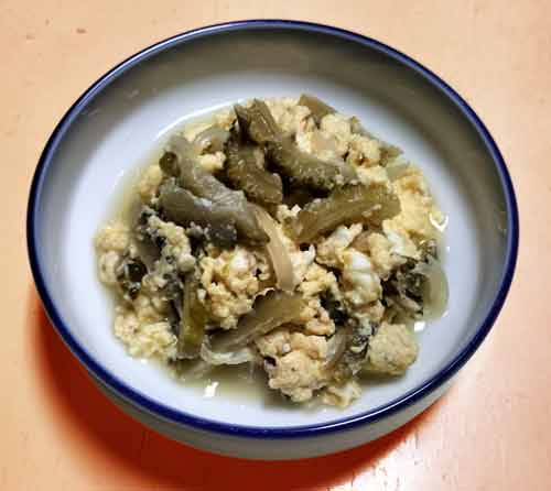 YeMao17641's tweet photo. 今週末！ ▶10月3日(土)おひつじ亭　 
寒空はだか　上野茂都　二人会　～きのこな夜～ 
開演：18:00 
アーリーバード・アクロス（駒込） https://t.co/YH4dg6dNtt 

▶12月28日（月） 吉祥寺　MANDA-LA2 
唄草子 2026 vol.3 

https://t.co/NwxhEH75IZ

ゴーヤのたまじめ　上野さんの料理写真 https://t.co/xNA8AE5SEL