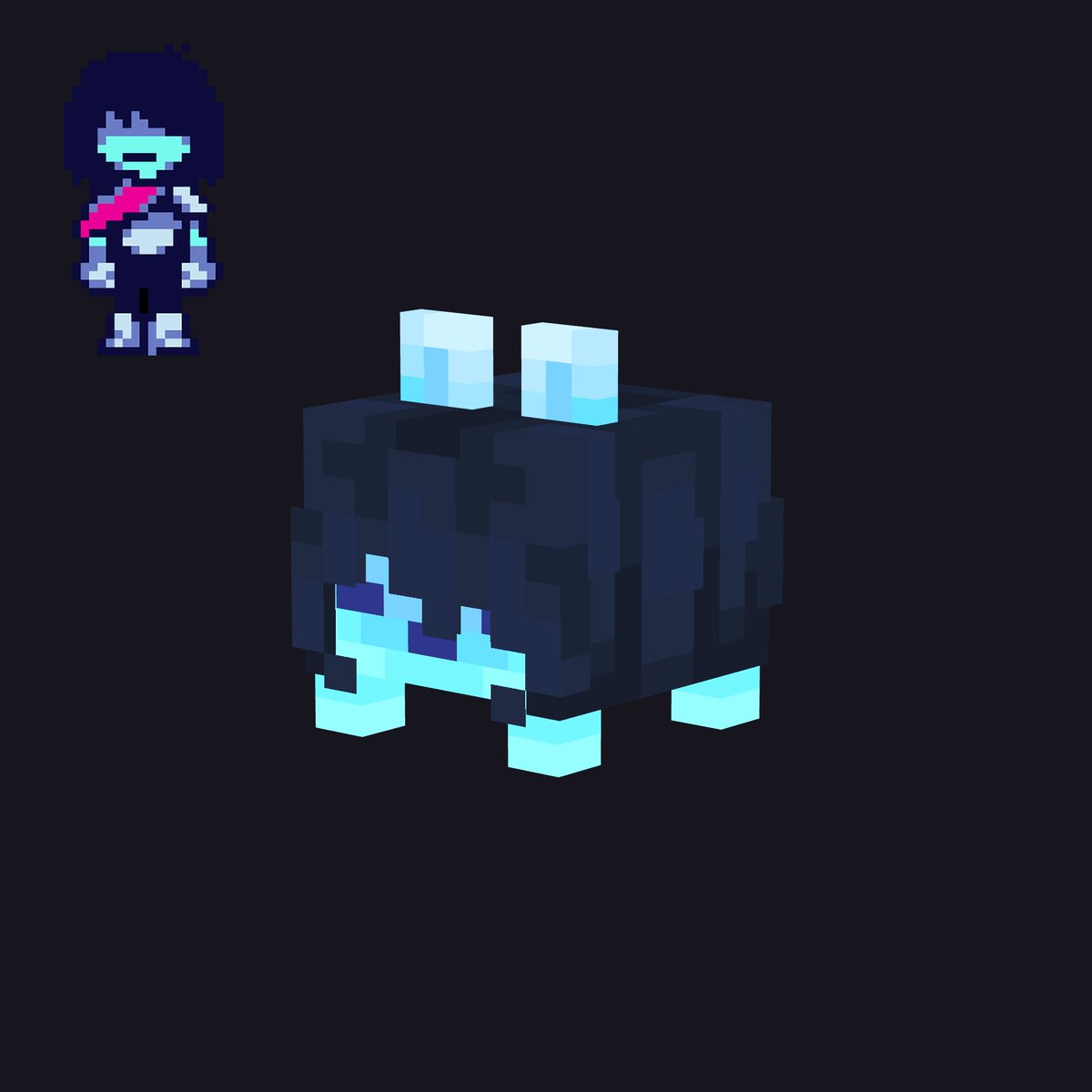 Crackper_son's tweet photo. The Delta Warriors in Minecraft (We are fucking dead)

What other characters could I do? Let me know what you think

#Blockbench #Modding #pixelart #minecraft #3d #3DAssets #Mod #MinecraftLive #Sift #deltarune https://t.co/CLkosuSSNX