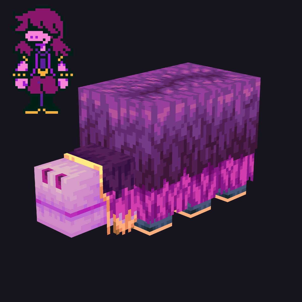 Crackper_son's tweet photo. The Delta Warriors in Minecraft (We are fucking dead)

What other characters could I do? Let me know what you think

#Blockbench #Modding #pixelart #minecraft #3d #3DAssets #Mod #MinecraftLive #Sift #deltarune https://t.co/CLkosuSSNX