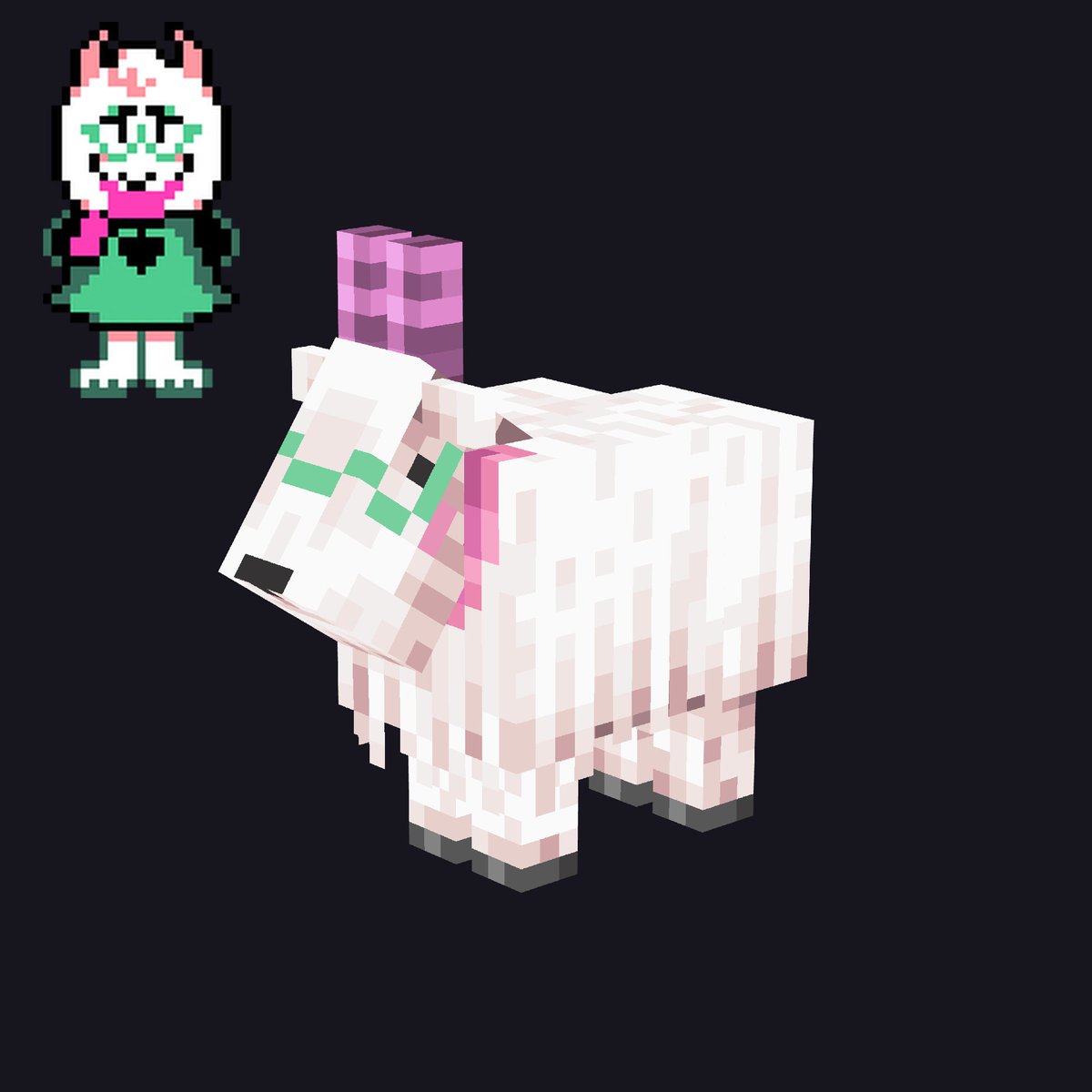 Crackper_son's tweet photo. The Delta Warriors in Minecraft (We are fucking dead)

What other characters could I do? Let me know what you think

#Blockbench #Modding #pixelart #minecraft #3d #3DAssets #Mod #MinecraftLive #Sift #deltarune https://t.co/CLkosuSSNX