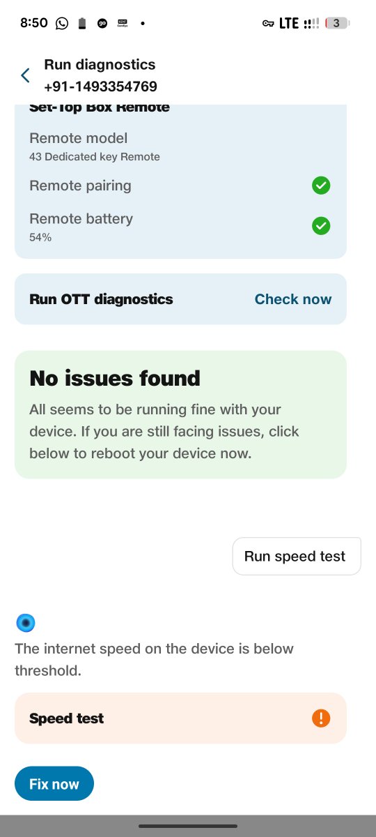 sunilsonuY's tweet photo. @JioCare  "wifi is connected to device but can't provide internet" error.
Run diagnostics On your useless myjio app and on jio home still no internet connectivity.
Every 2nd day issue. 
Mark my words I am not gonna recharge this piece of junk again
Have this issue in all devices https://t.co/lkHPAXpPAA