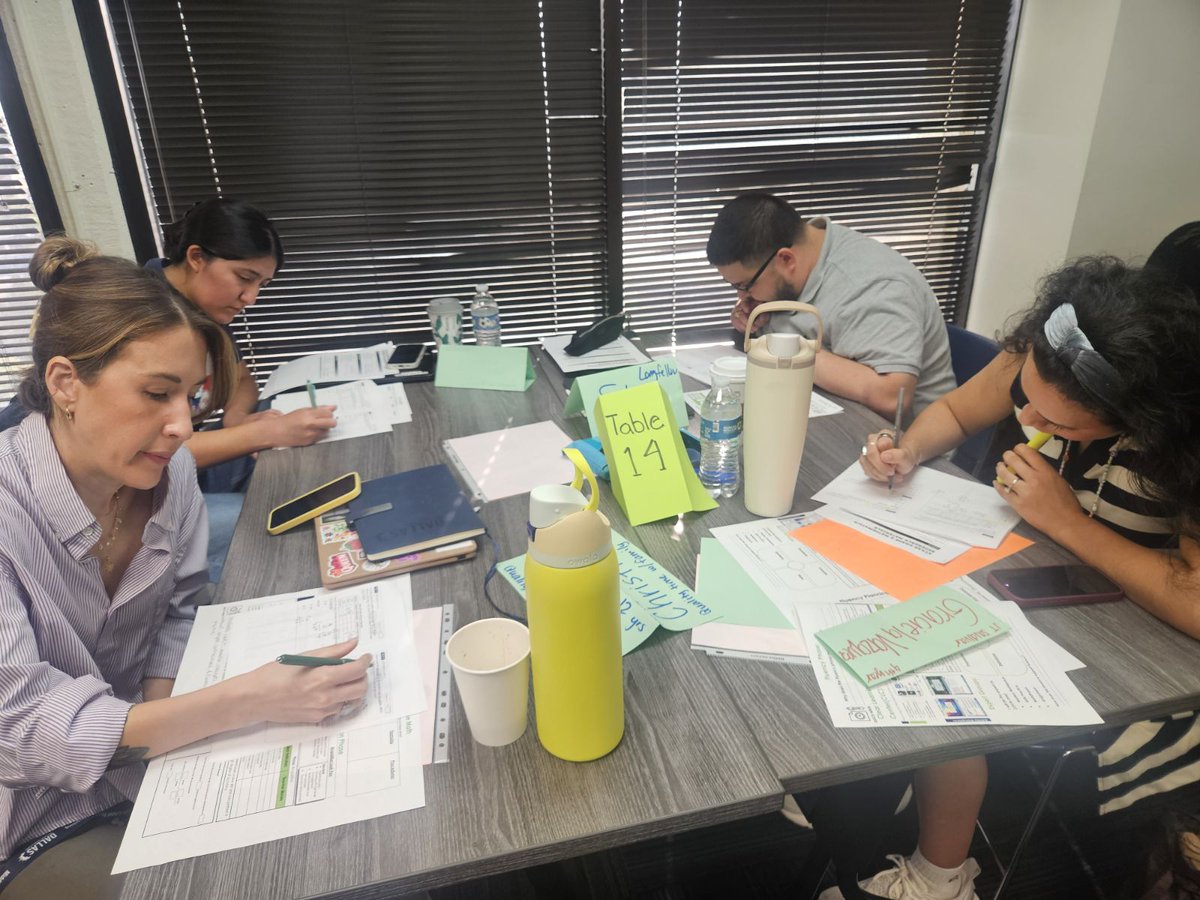 disdstemmath's tweet photo. 6th grade teachers at the MS Squared training are experiencing "Doing the Math" ,Total Physical Response of  determining if an answer is positive or negative. 
@DrElenaSHill @AaronDaffern @Dallasacademics https://t.co/3p1JvkZdiu