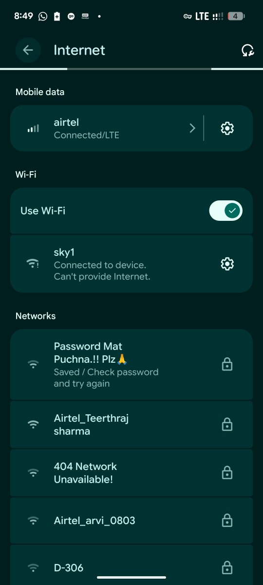 sunilsonuY's tweet photo. @JioCare  "wifi is connected to device but can't provide internet" error.
Run diagnostics On your useless myjio app and on jio home still no internet connectivity.
Every 2nd day issue. 
Mark my words I am not gonna recharge this piece of junk again
Have this issue in all devices https://t.co/lkHPAXpPAA