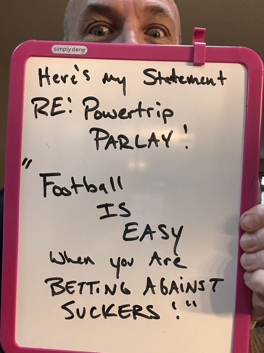 Chris_Hawkey's tweet photo. My statement to @johnkriesel @CoryCove and @MeatSauce1 regarding the @PowerTripKFAN Parlay.  
(Yes, I realize I look like Dr Evil in the pic). https://t.co/XEeQDUSVTt