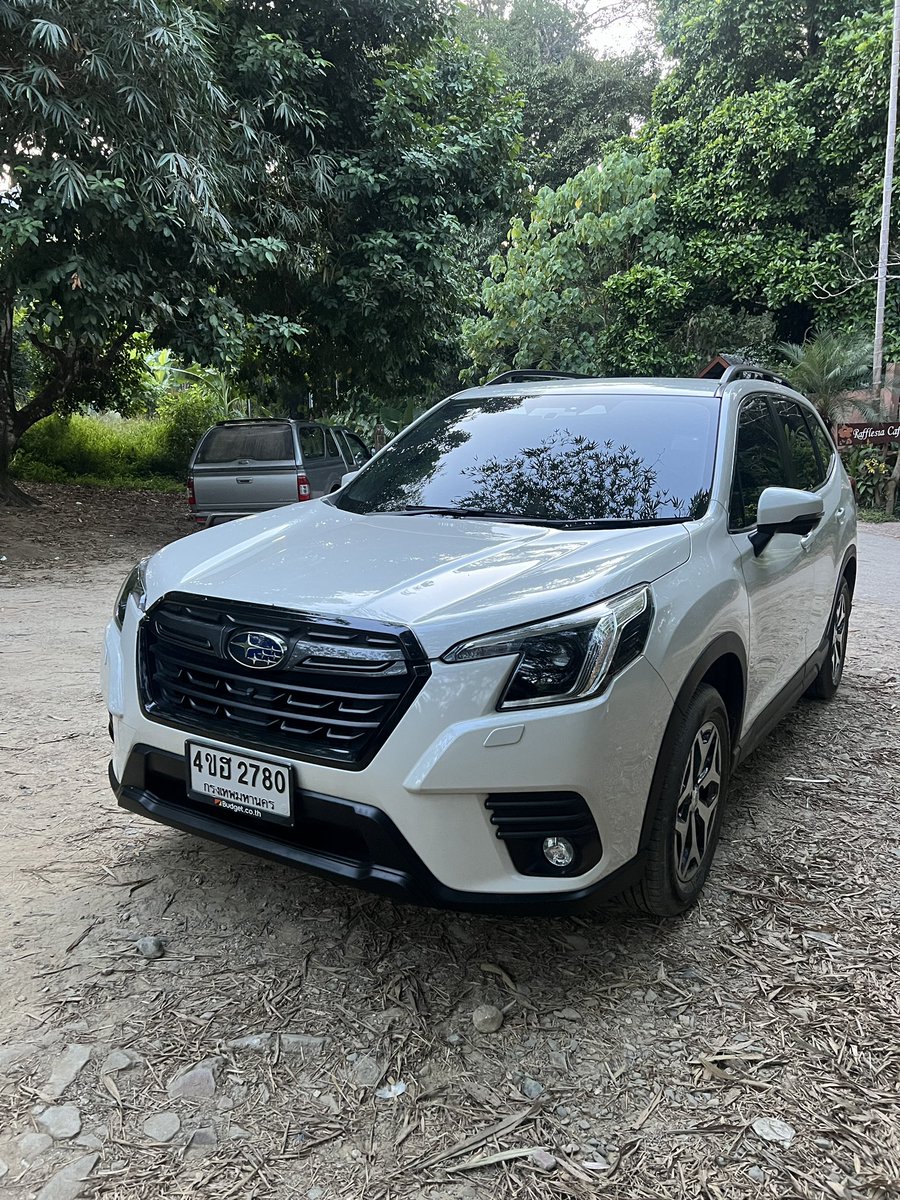 Parth_Go's tweet photo. @AarizRizvi Booked a previous gen Honda Civic in Phuket for Rs. 3500/- per day. Got a Subaru Forester https://t.co/J1PGM0J83u