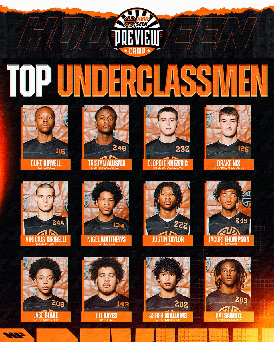 hoopseen's tweet photo. HoopSeen Fall Preview: Top Underclassmen

STORY: https://t.co/2JZ2hCenox

📌 @NorcrossHoops 
📌 @NG_Hoops 
📌 @TWABasketball 
📌 @Drake5_N29 
📌 @WheelerHoops 
📌 @WestminsterBKB https://t.co/GnT7qhjVOQ