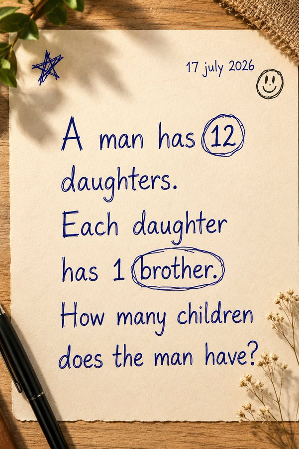 E448918's tweet photo. A simple riddle with a surprisingly clever answer.  

What’s your answer?🤔 https://t.co/kjcjRiYEwk