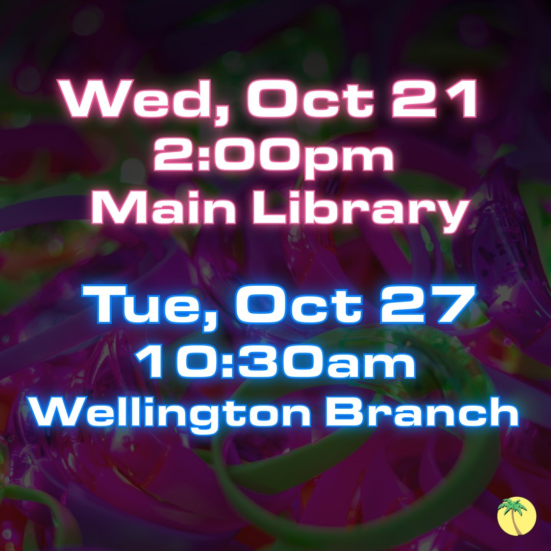 pbclibrary's tweet photo. Create, play and discover at the Launchpad Makerspace! This spooky season create a light-sensing wristband with a programmable micro:bit controller you can take home. No coding experience needed! Ages 12+. Preregister and reserve your spot!

#pbclibrary #MakerspaceFun https://t.co/9wLc5lF6ah