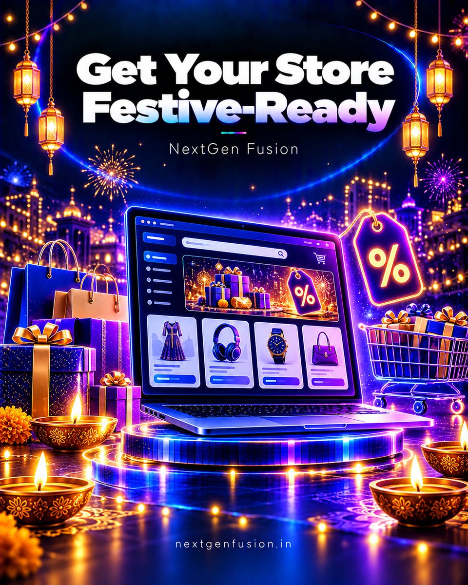 nextgenfusion's tweet photo. Get your store festive-ready.

Festive season means more traffic. Make sure your store loads fast and checks out smoothly before the rush.

Start now, not the week before. https://t.co/xu6jyIqybm
#NextGenFusion #WebDevelopment https://t.co/VntVpt9IJ1