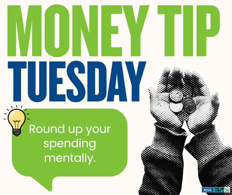 Atomic_CU's tweet photo. 💡 Money Tip Tuesday: Try rounding up prices in your head!

A $17.50 purchase feels different when you think of it as $20. It’s a simple way to stay more mindful of spending and keep your budget in check 💸 #ACU4U

#ACU4U #MoneyTipTuesday https://t.co/NE5vrSEU4m