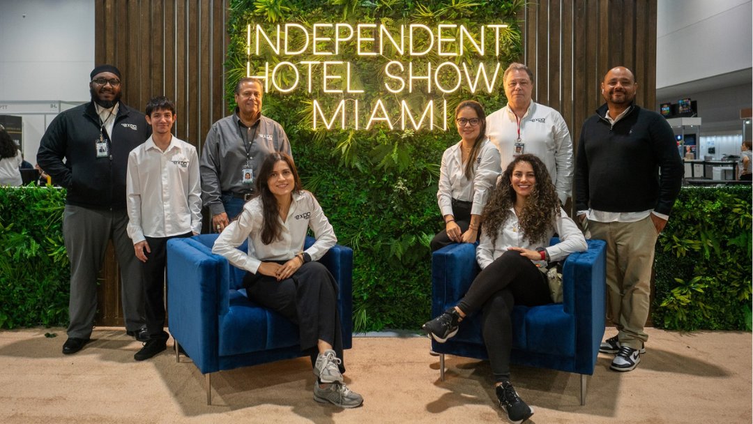 ExpoCCI's tweet photo. Checked out, but we’re not leaving without a recap.🛎️
 
A few moments from @IHSMiami, featuring 200+ companies and brands with everything from design to technology, wellness, food &amp; drink, and more.
#IHSMiami #ExpoCCI https://t.co/X7zKqFVbrs
