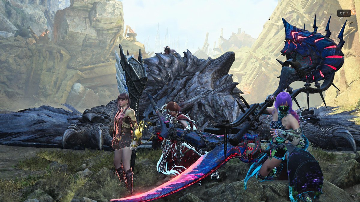 RyuMHAs's tweet photo. 今宵はお初のもちこさん、めぐるさんとワイルズ！
HR95からゴグマ・3頭フリクエ・王アルシュ・英雄の証と全部一発クリアჱ̒˶ｰ̀֊ｰ́ )
4時間で駆け抜けました！

志村〜！うしろ〜！ https://t.co/IJc7tJKorx