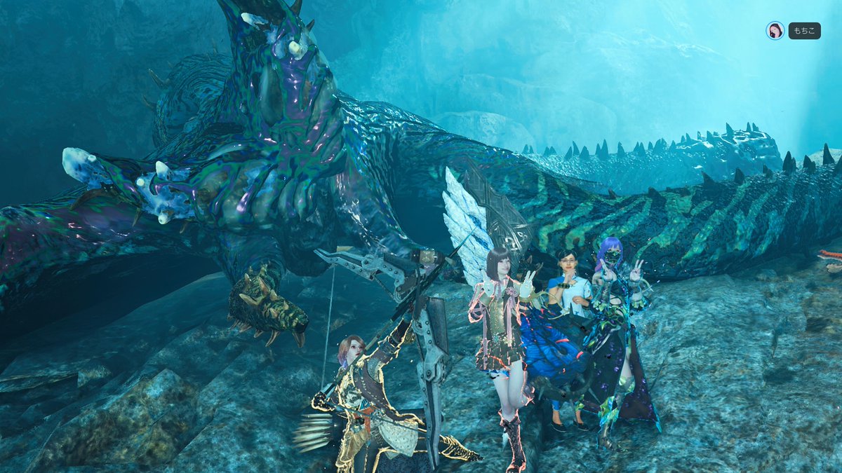 RyuMHAs's tweet photo. 今宵はお初のもちこさん、めぐるさんとワイルズ！
HR95からゴグマ・3頭フリクエ・王アルシュ・英雄の証と全部一発クリアჱ̒˶ｰ̀֊ｰ́ )
4時間で駆け抜けました！

志村〜！うしろ〜！ https://t.co/IJc7tJKorx