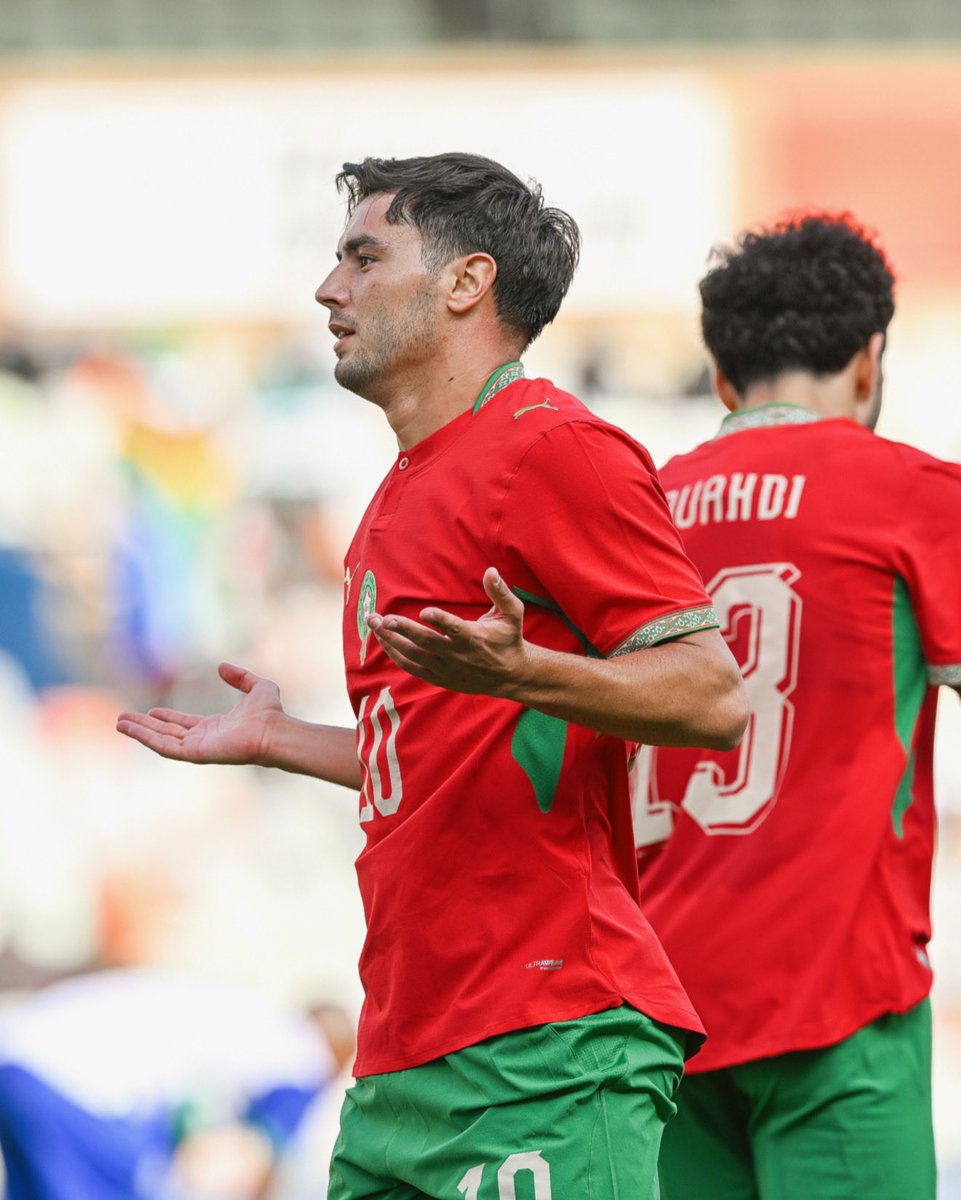 Brahim's tweet photo. Victoria importante que nos hace sumar 3 puntos en la clasificación para la Copa África. Dima Maghreb!🇲🇦❤️

انتصار مهم يمنحنا 3 نقاط ثمينة في ترتيب تصفيات كأس أمم إفريقيا.
ديما مغرب 🇲🇦❤️ https://t.co/ONryAM2WhN
