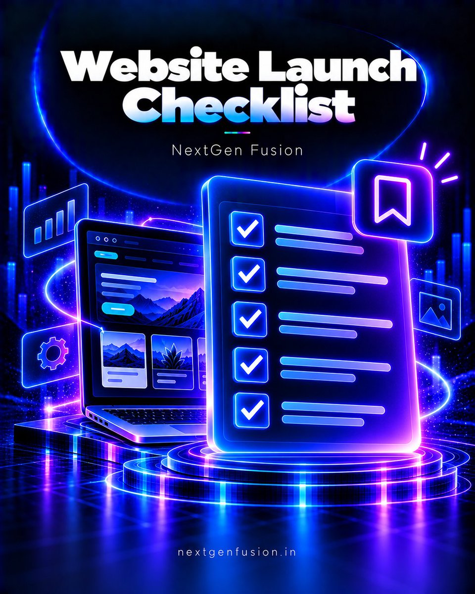 nextgenfusion's tweet photo. Website launch checklist (save this).

Mobile-friendly, fast loading, clear call to action, contact form working, SEO basics, analytics, backups.

Need help ticking the boxes? https://t.co/xu6jyIq0lO
#NextGenFusion #WebDevelopment https://t.co/CyTkN34fDd