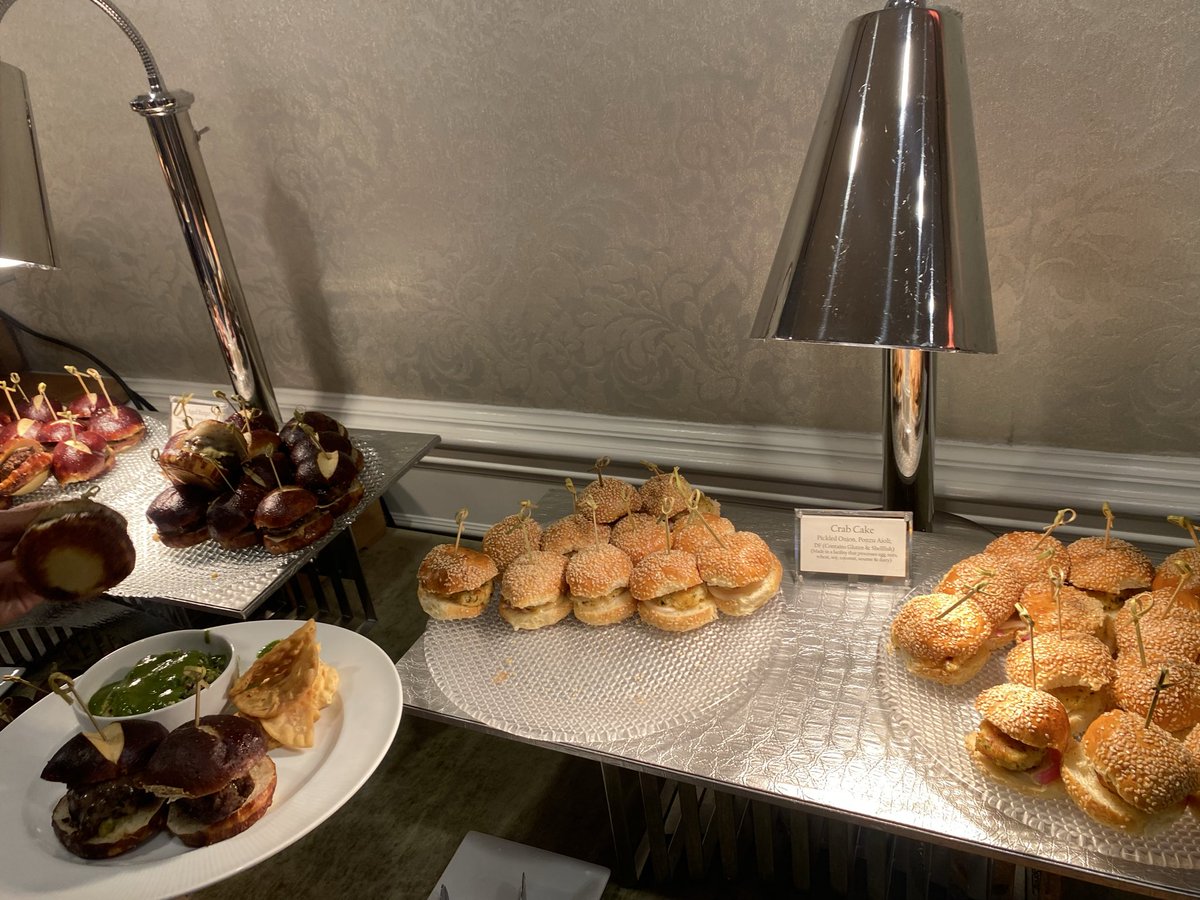 AudreyFahlberg's tweet photo. MAHA approved sliders &amp; desserts at today’s MAHA summit https://t.co/yhcAeacqll