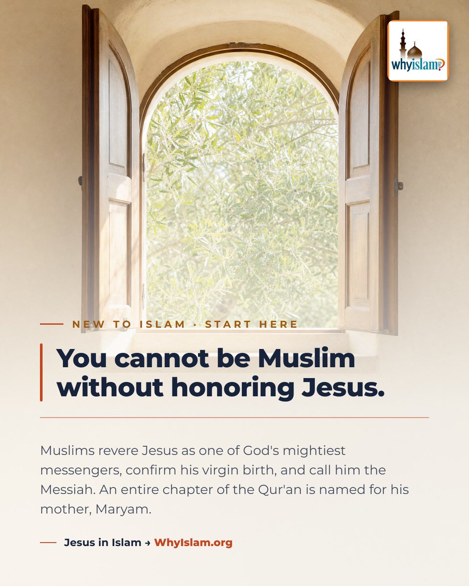 whyislam's tweet photo. You cannot be Muslim without honoring Jesus.

Jesus in Islam → https://t.co/YIwasS8gq0 https://t.co/9eoglE0WwJ