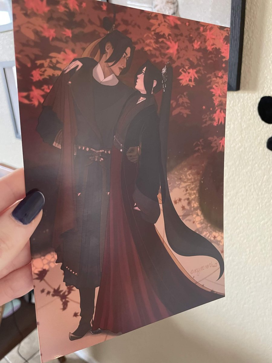 FQMerch's tweet photo. Greetings, #fengqing fans and happy autumn! 🍂 We're excited to start our production updates. First up is this gorgeous print from @evergreenerieha! https://t.co/m79HqMu0NZ