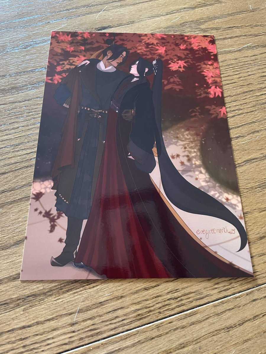 FQMerch's tweet photo. Greetings, #fengqing fans and happy autumn! 🍂 We're excited to start our production updates. First up is this gorgeous print from @evergreenerieha! https://t.co/m79HqMu0NZ