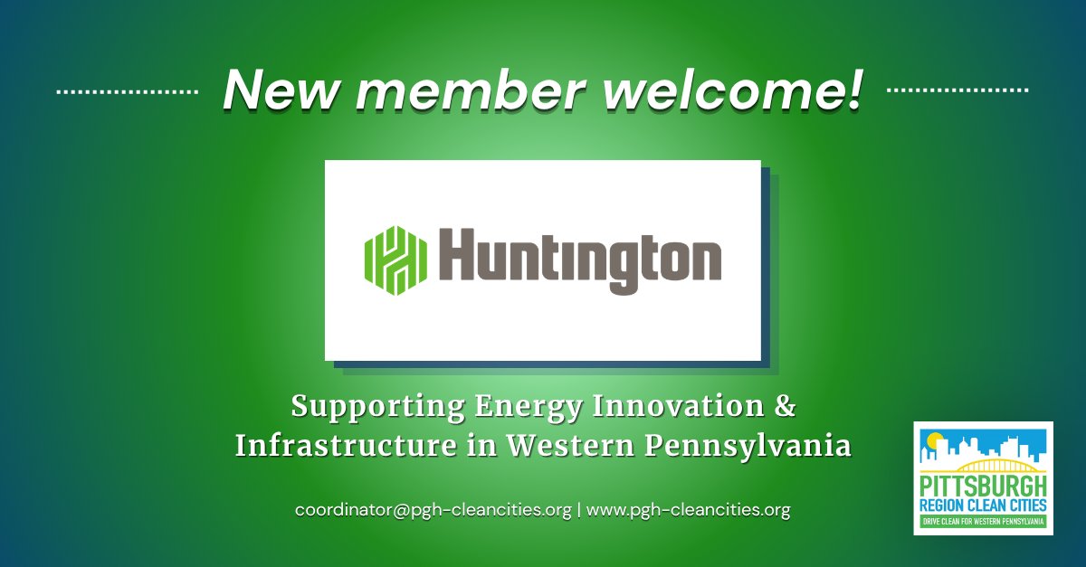 PghCleanCities's tweet photo. Please welcome Huntington Bank as a new member of PRCC at the Bronze level! ⭐
Your partnership and commitment to advancing sustainable transportation make a lasting impact across our region.
Interested in PRCC? Learn more: https://t.co/WoYIUmlnp9
#PRCC #Partnership https://t.co/olZH6TYB5N
