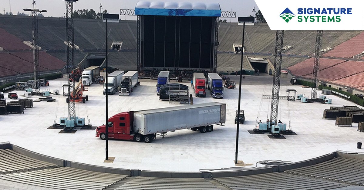 SignatureSystem's tweet photo. Concerts bring staging, equipment, and production traffic onto the field.

Matrax® turf protection creates a stable surface for demanding event operations while helping protect the playing surface below.

https://t.co/xz3dO9VLmA

#StadiumEvents #TurfProtection https://t.co/JJ2AXSGbvK