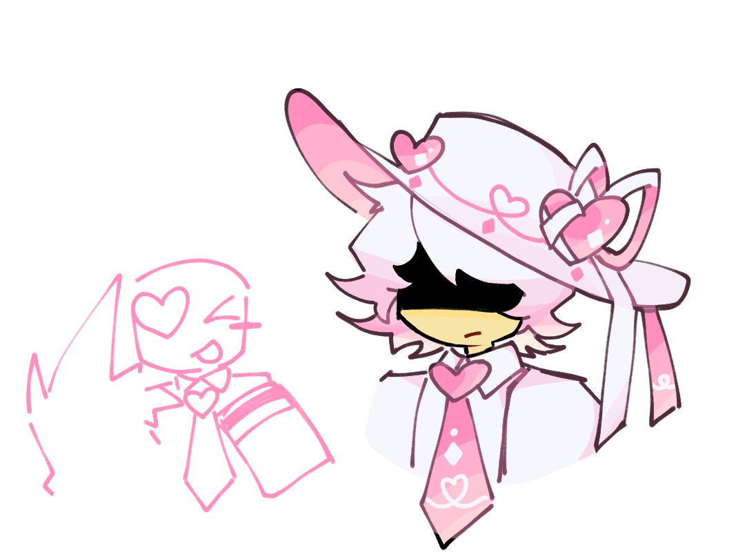 aa5405573374952's tweet photo. Maybe Valentine's Day themes
 If anyone wants to see it, I can work on a full-body design👀 https://t.co/0FBntcNhu2